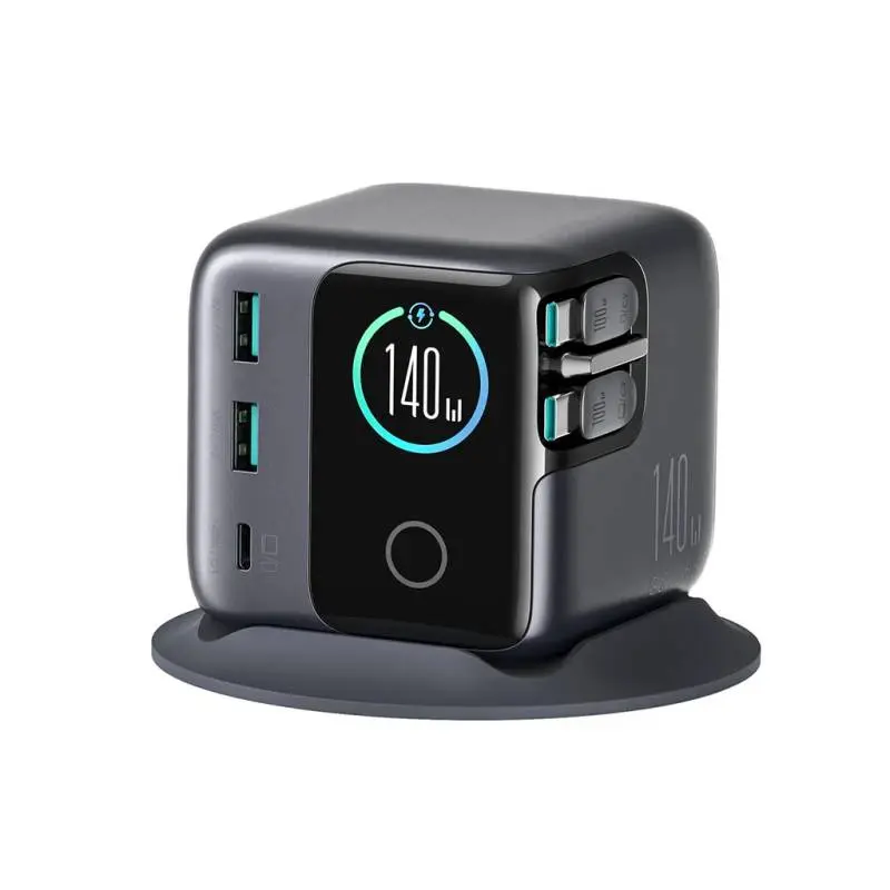 Joyroom - 140W 5-in-1 GaN Schreibtisch Ladegerät, Schwarz (JR-TG01)