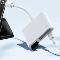 Joyroom - 4-in-1 Card Reader (S-H142), Weiss – Bild 5