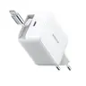 Joyroom - 67W GaN charger with retractable cable, White (EU) (JR-TCL06)