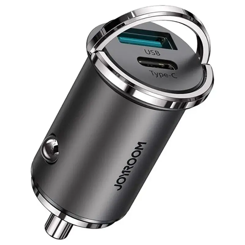 Joyroom - C-A35 45W Mini 2-port ring-pull fast car charger Tarnish