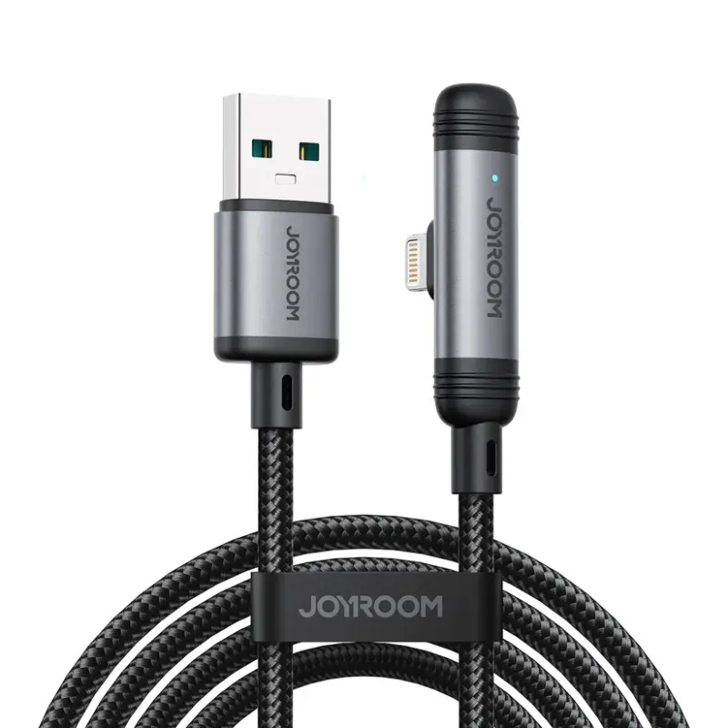 Joyroom Cavo di ricarica rapida a 90° da Type-A a Lightning (S-A56), 1,2 m, nero