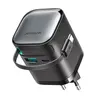 Joyroom - Chargeur GaN 65W avec câble rétractable, noir (EU) (JR-TCL02)