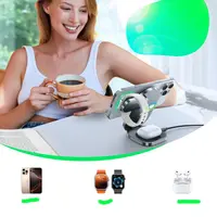 Joyroom - Chargeur inductif sans fil Qi 3 en 1, noir – Bild 4