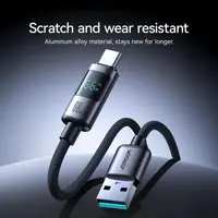 Joyroom Digital Display Fast Charging Cable (S-A16Pro) Type-A to Type-C, 1.2m, noir – Bild 5