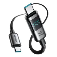 Joyroom Digital Display Fast Charging Cable (S-A16Pro) Type-C to Type-C, 1.2m, Schwarz – Bild 2