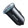 Joyroom - JR-CCN04, Mini Metal Fast Car Charger (A+C) 60W, Black