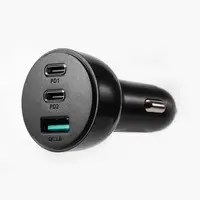 Joyroom - JR-CL26 70W 3-Port (2PD+1USB) Car Charger, black – Bild 6
