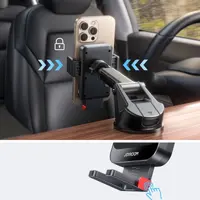 Joyroom - JR-ZS241S Supporto per caricabatterie da auto senza fili - Nero – Bild 3