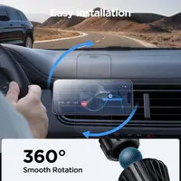 Joyroom - Magnetic Wireless Car Charger Holder 15W, JR-ZS240 Pro, Schwarz – Bild 5