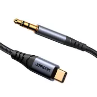 Joyroom - SY-A07 Câble AUX série transfert audio (Type-C vers 3,5mm, 1,2m), Noir – Bild 2