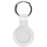 Lot de 2 étuis porte-clés AirTag - étui en silicone iCarer, blanc (XYSK001-WH)