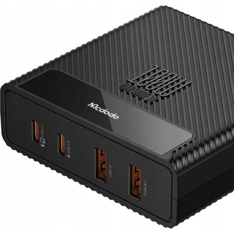 Mcdodo - 100W 4 Port, Station de recharge rapide, noir