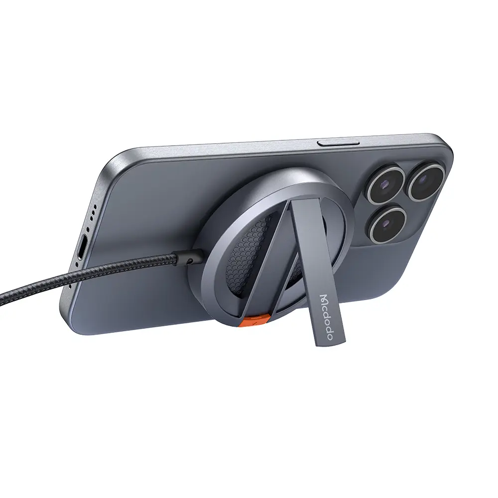 Mcdodo 15w pour iphone chargeur magnétique sans fil avec support pliable