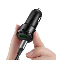 Mcdodo 38W Auto Ladeadapter mit USB-C PD & USB-A QC, Dual-Port, schwarz – Bild 11