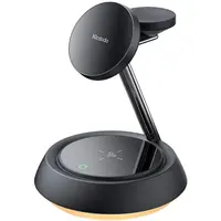 McDodo - 3in1 15W Magnetic Wireless Charging Station, Schwarz – Bild 1
