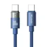 McDodo - Cab Luma, 100W USB-C zu USB-C Kabel mit LED-Anzeige 1.2m, Blau