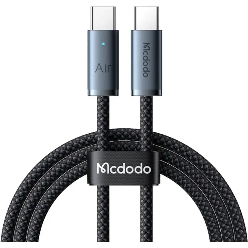 McDodo - Cab Luma, 240W USB-C zu USB-C Air Kabel, 1.2m Schwarz