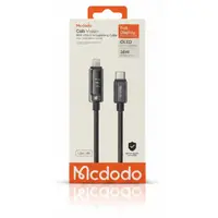 McDodo - Cab Vision, 36W USB-C to Lightning cable, 1.2m with OLED display, black – Bild 1