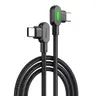 McDodo - Câble de charge USB-C vers USB-C, 2m, 60W, TPU/nylon, noir
