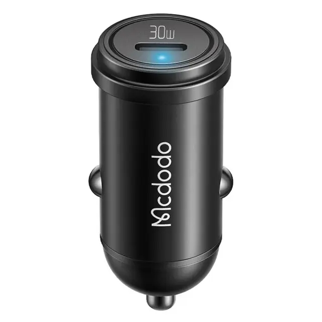 McDodo - Caricabatterie rapido per auto, 30W, nero