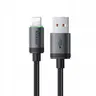 McDodo - Cavo da USB-A a Lightning con luce di ricarica, ricarica rapida 36W, nero
