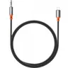 Mcdodo Cavo per cuffie da Lightning a 3,5 mm con spinotti in alluminio, nero