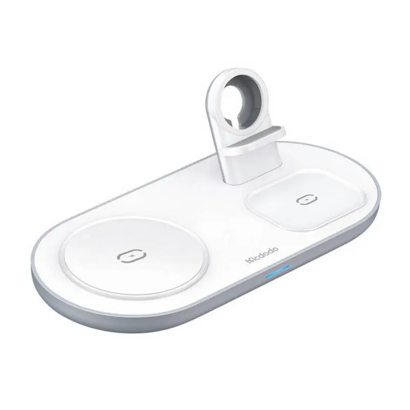 Mcdodo - Chargeur Magsafe 3 en 1, 15W, Blanc