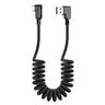 Mcdodo - Coiled cable USB-A to USB-C, 1.8 m, black
