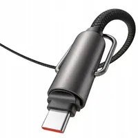 McDodo - Cordino per telefono da USB-C a USB-C, 60W, 2-in-1, 1,2 m, nero – Bild 4