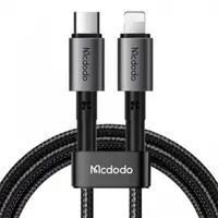 McDodo - Da Lightning a USB-C, ricarica e sincronizzazione dati, 1,2 m, nero – Bild 2