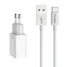 Mcdodo - Dual USB Output Travel Charger Set (2x USB-A + USB-A to USB-C Cable), Weiss