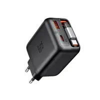 McDodo - FreeGo 35W GaN Charger with retractable cable, black – Bild 1