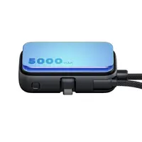 Mcdodo FreeKit 22.5W Mini Powerbank 5000mAh mit USB-C Kabel & Stecker, LED, Schwarz – Bild 4