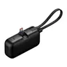 Mcdodo FreeKit 22.5W Pocket Power Bank 5000mAh with Built-in USB-C Cable & Plug, Black