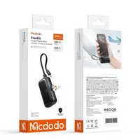 Mcdodo FreeKit Power Bank 22.5W 5000mAh Cavo e Connettore USB-C Integrati, Nero – Bild 7