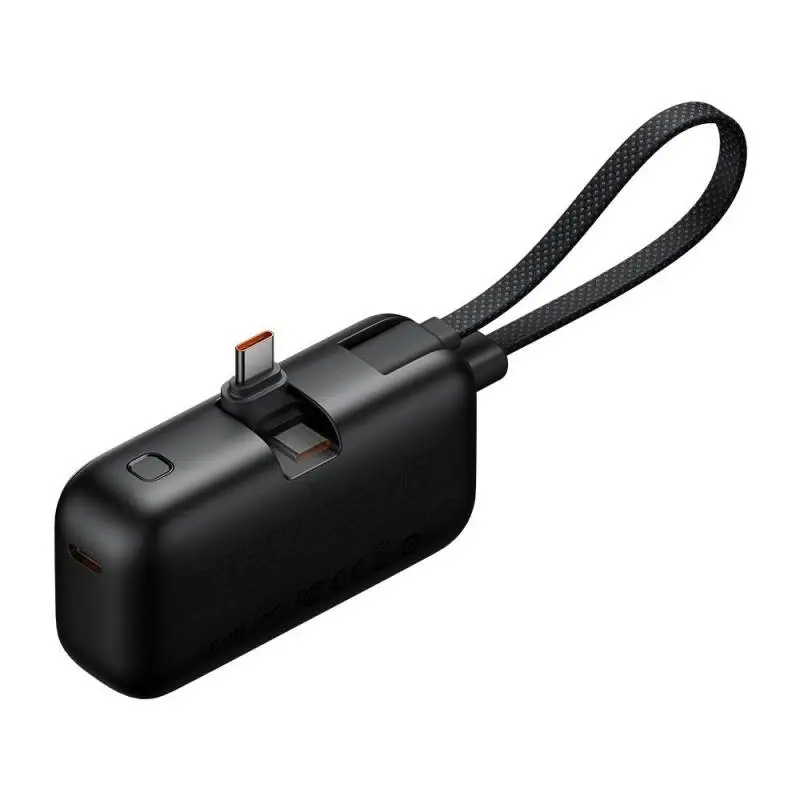 Mcdodo FreeKit Power Bank 22.5W 5000mAh Cavo e Connettore USB-C Integrati, Nero