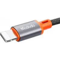 McDodo - Lightning to 3.5mm Male AUX Coiled Cable, 60W. 1,8m, Black – Bild 3