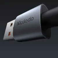 McDodo - Lightning to USB-A, Transparent Cable with Charging Light, 1.2m, Black – Bild 5