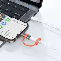 McDodo - Lightning zu USB-C Adapter mit Silikon-Lasche , Schwarz – Bild 7
