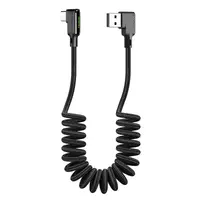 Mcdodo - Spiralkabel USB-A auf USB-C, 1,8 m, schwarz – Bild 1