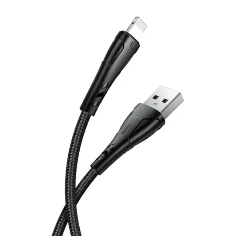 McDodo - USB-A to Lightning charging cable, 0.2m, black