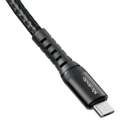 McDodo - USB-A to Micro-USB, charging and data cable, 0.2m, black – Bild 3