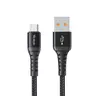 McDodo - USB-A to Micro-USB, charging and data cable, 0.2m, black