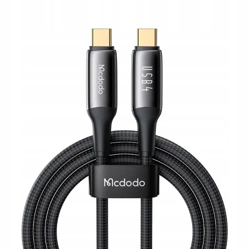 McDodo - USB-A to USB-C, 1.2m. Black