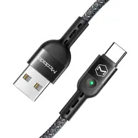 McDodo - USB-A to USB-C spiral cable 1.8m, Black – Bild 2
