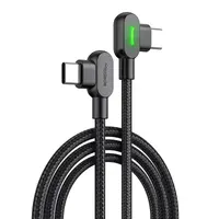McDodo - USB-C auf USB-C Ladekabel, 2m, 60W, TPU/Nylon, Schwarz – Bild 1