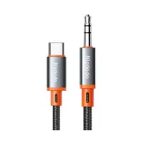 McDodo - USB-C to 3.5mm Male, Audio Connection Cable, 1.8m, Schwarz – Bild 2