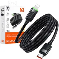McDodo - USB-C to Lightning Magnetic Self Winding Cable, 1.2m, 36W, Black – Bild 1
