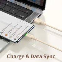 McDodo - USB-C to USB-A, Charging and Data Sync, 100W, 1.2m, Beige – Bild 6