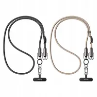 McDodo - USB-C to USB-C, 60W, 2-in-1 Charging Crossbody Phone Lanyard, 1.2m, Schwarz – Bild 8